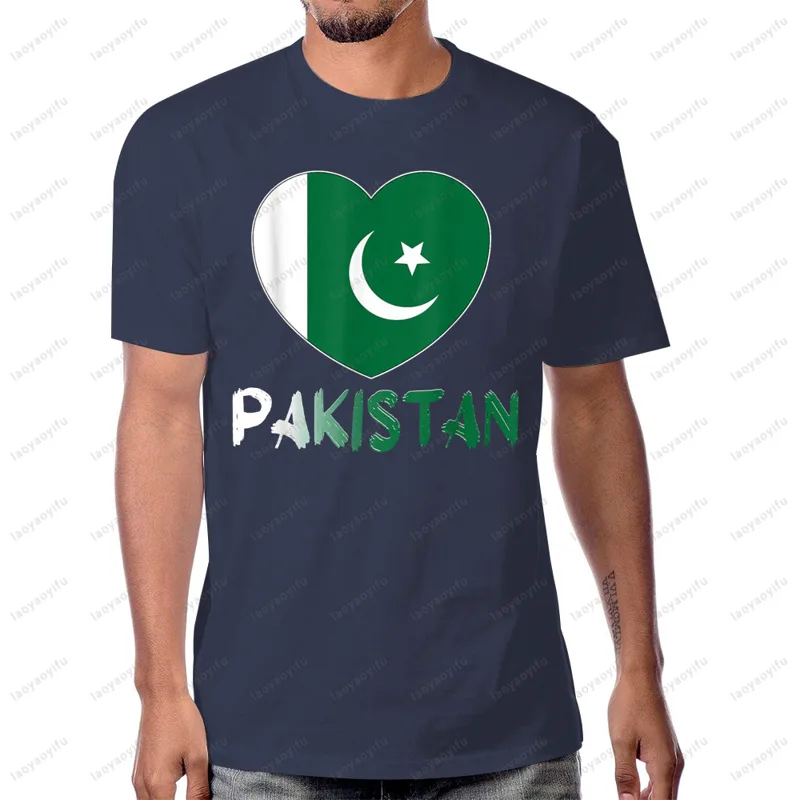 Women Fashion Pakistan - Pakistan Flag Heart Graphic Printed Classics