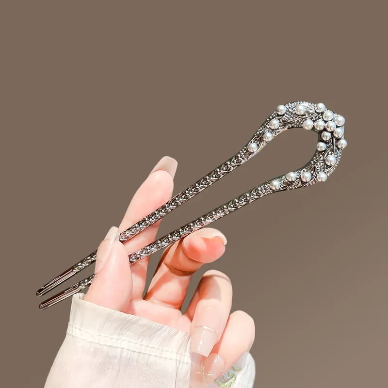 Women Fashion Hair Style - Fashion Metal U Shape Hair Clip