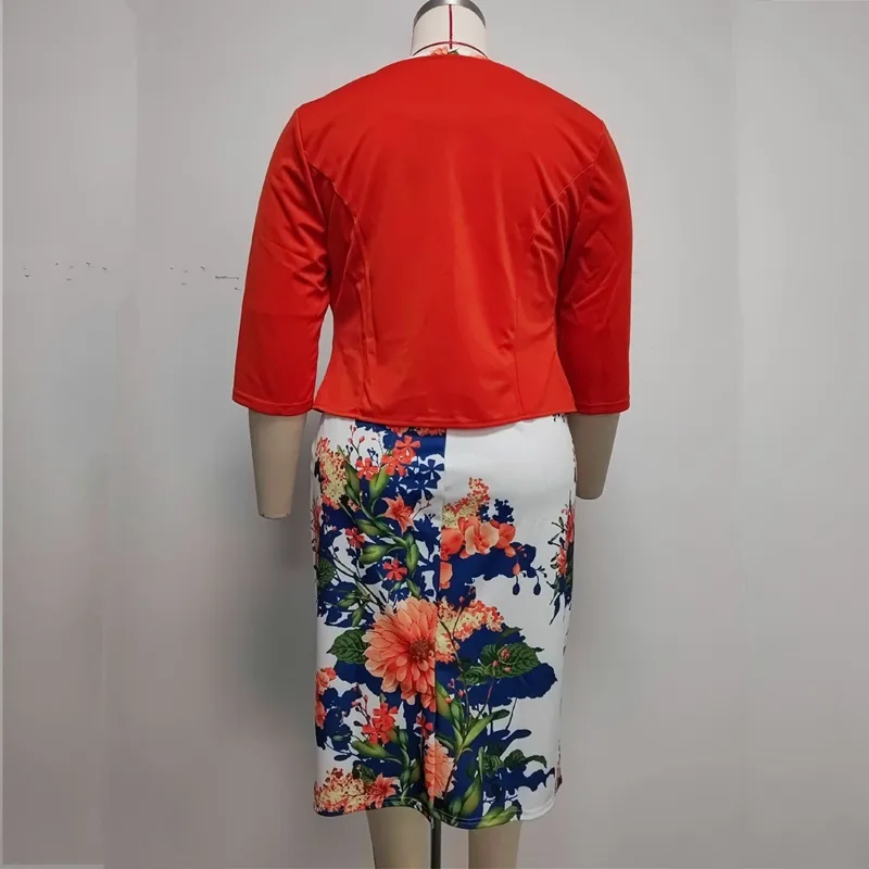 Women Fashion Pakistan - Women's Long-Sleeved Printed Fashion Set Autumn