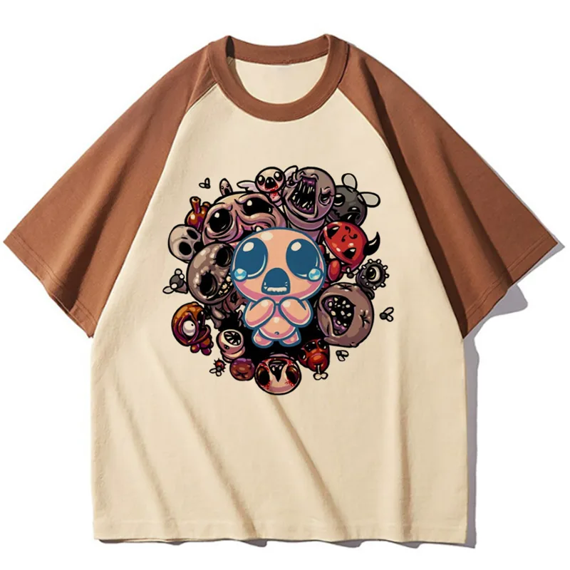 Women Fashion 80S - the Binding of Isaac top tees