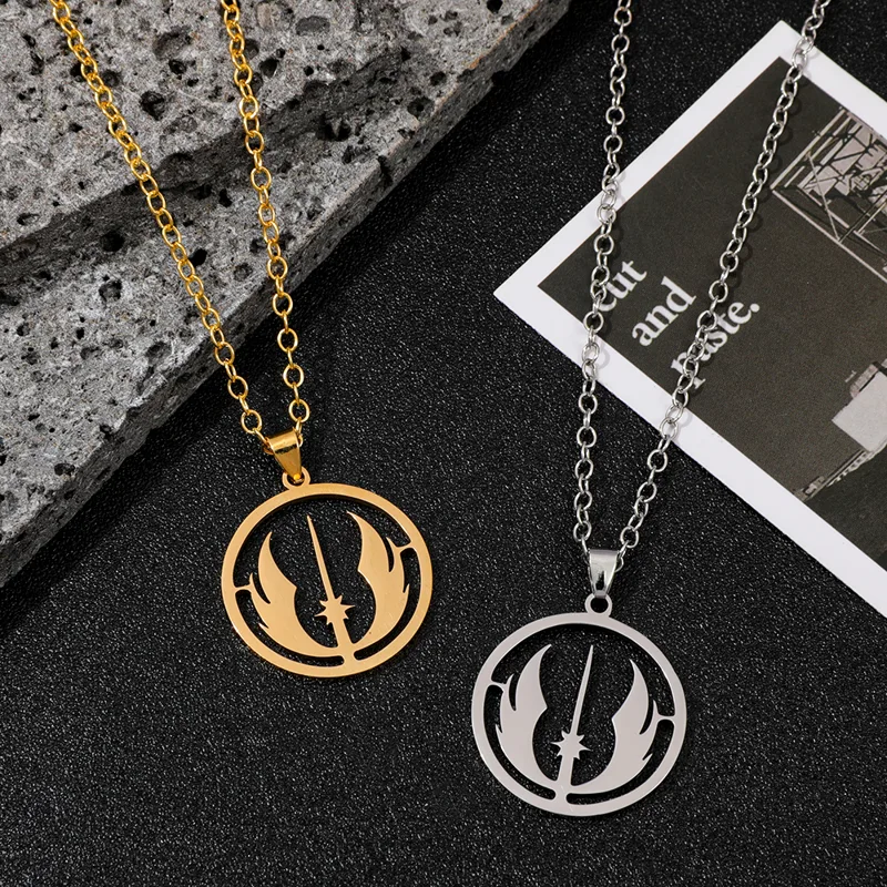 Women Fashion Hub - Jedi Order Logo Necklace Fashion Stainless