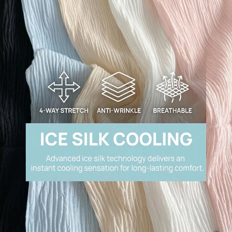 Women Fashion Gloves - Fashionable Loose Thin Ice Silk Long