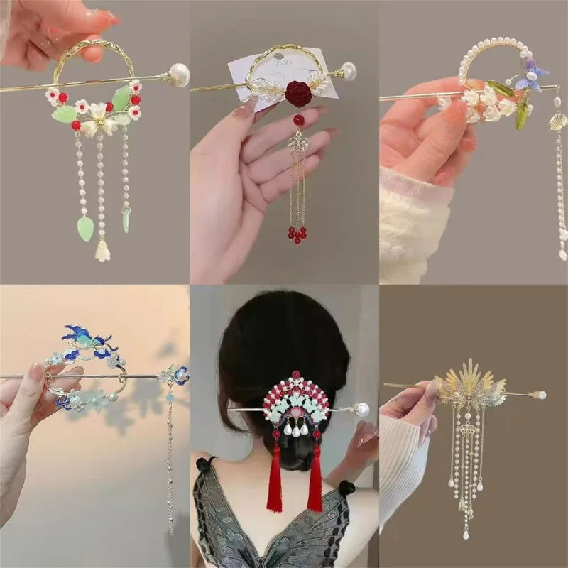 Women Fashion Hair Style - Ethnic Style Hairpin For Women Exquisite