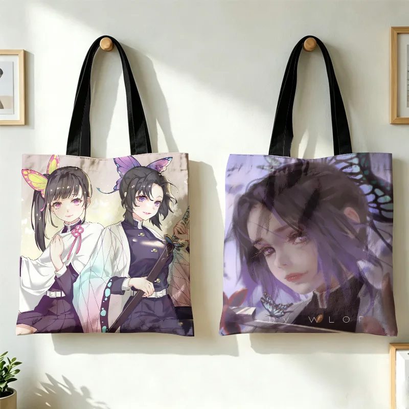 Canvas Tote Bag - Demon Slayer Kamado Nezuko Women Handbag