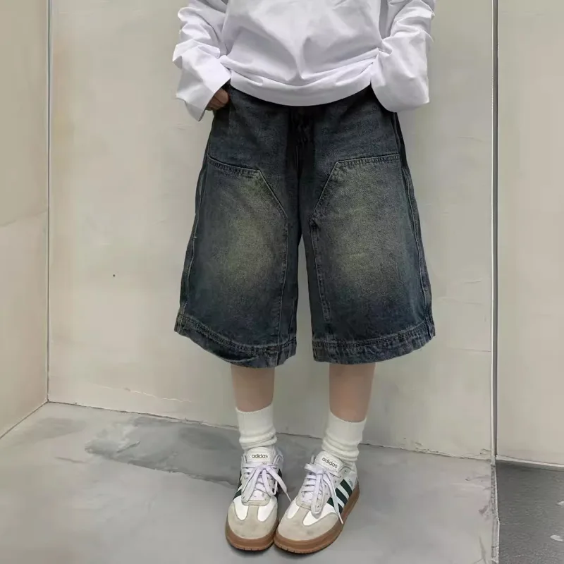 Denim Shorts Women - Women Y2K Vintage Baggy Jean Shorts