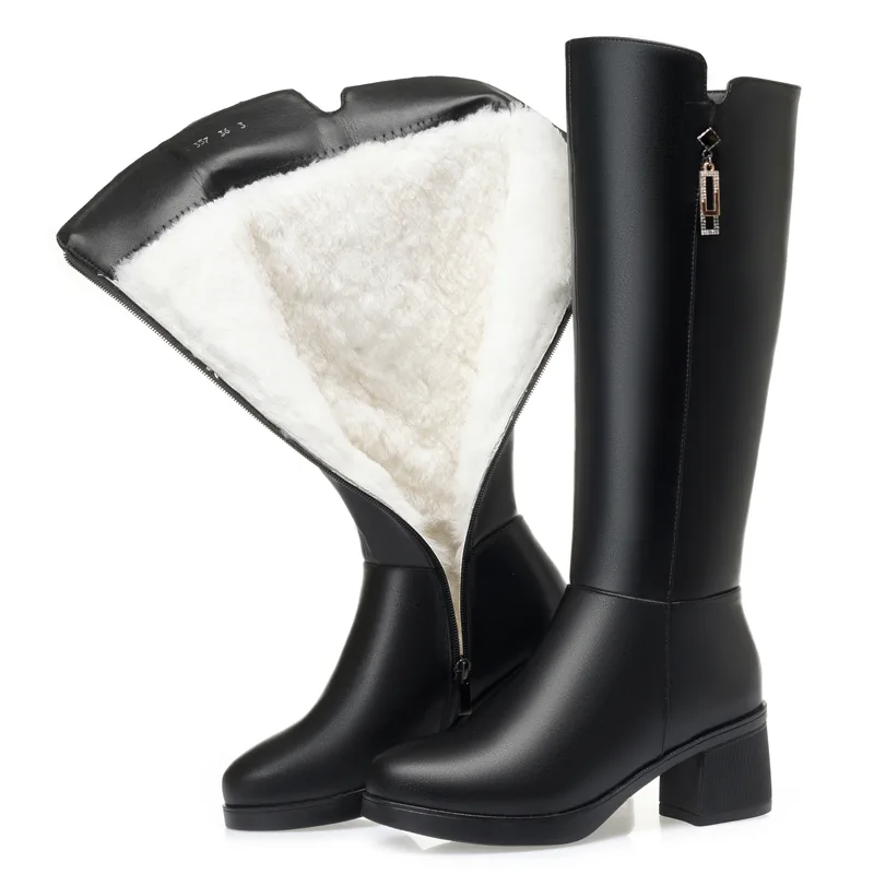 Women'S Fashion Winter 2026 - AIYUQI Women Winter Boots Genuine Leather