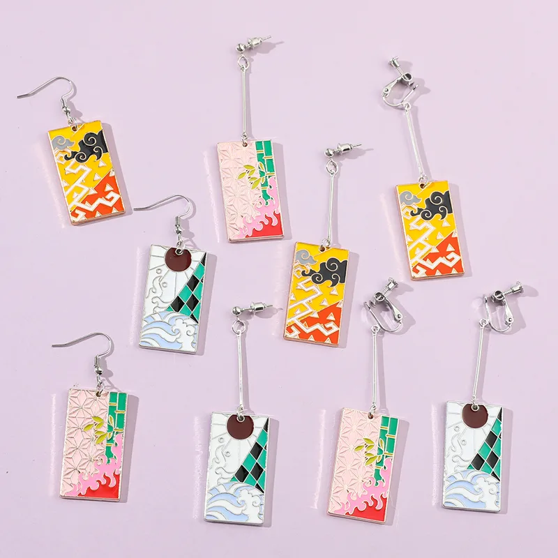 Women Fashion Japan - Anime Cartoon Periphery Fashion Earrings Creative