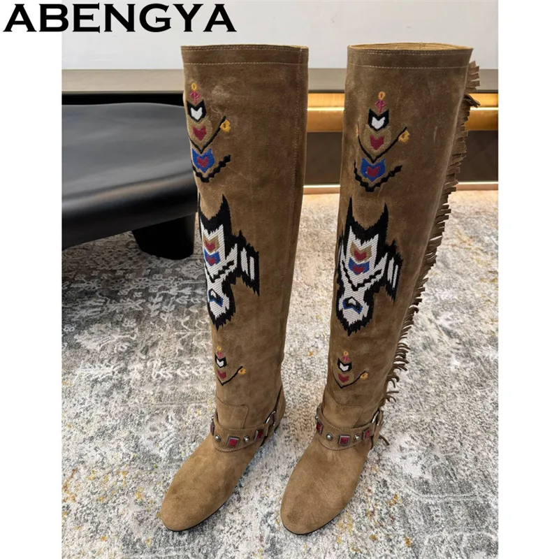 Women'S Fashion Winter 2026 - ABENGYA 2026 Winter New Knee High