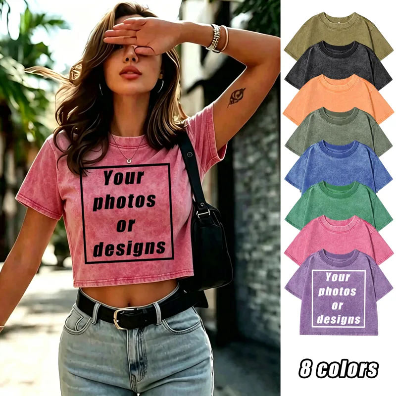 Women'S Fashion Graphic Tees - Custom Graphic Logo Retro T Shirts