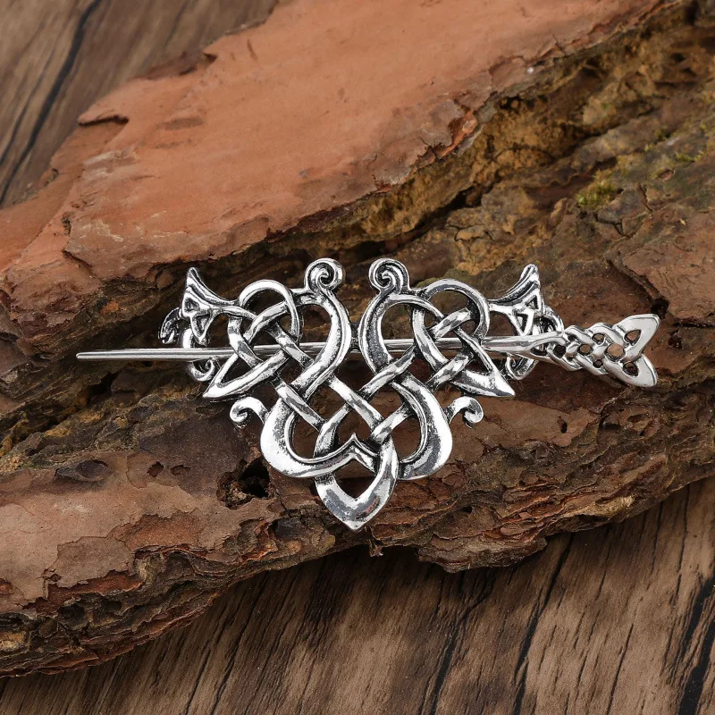 Women Fashion Hair Style - Senior Designer Retro Viking Love Hairpin