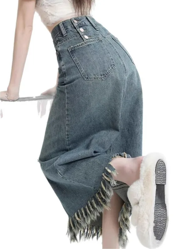 Denim Shorts Women - Women's High Waist Vintage Washed Denim