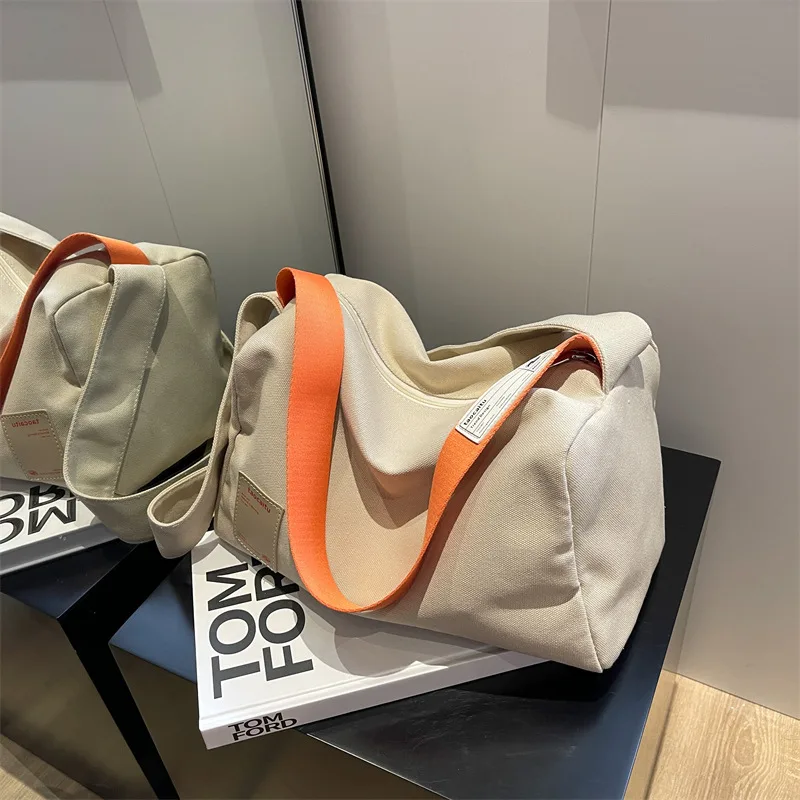 Canvas Tote Bag - Crossbody canvas bag new fashionable large-capacity