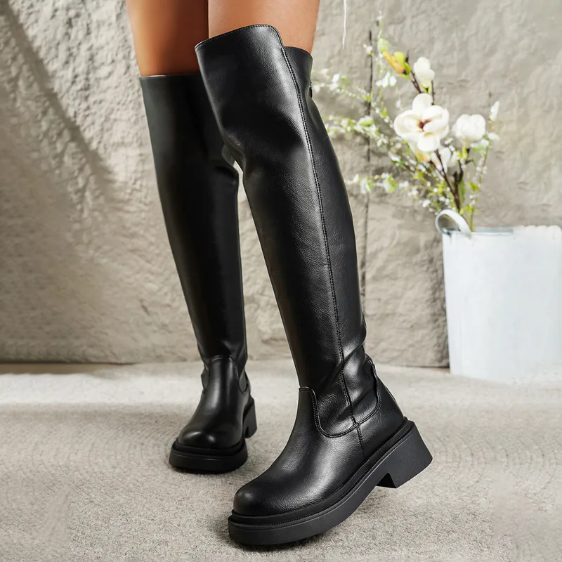 Women'S Fashion Winter 2026 - 2026 New Winter Women's Motorcycle Boots
