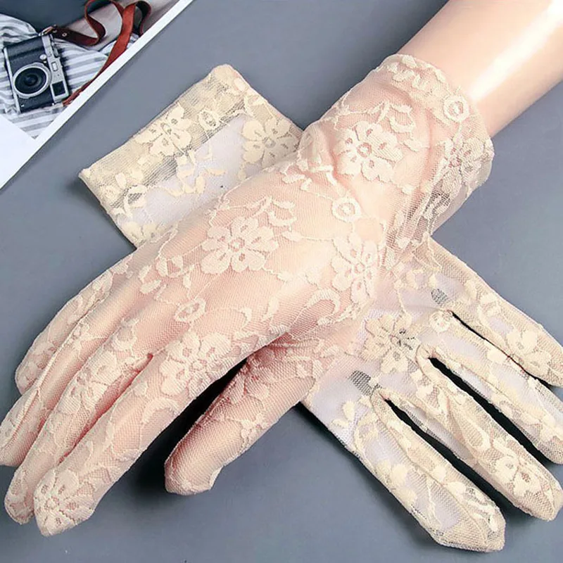 Women Fashion Gloves - Women's Gloves Summer Short Lace Breathable