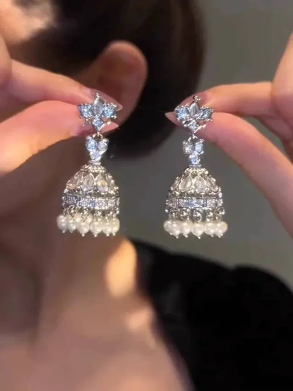 Women Fashion Japan - Indian Exaggerated Birdcage Earrings Fashion Annual