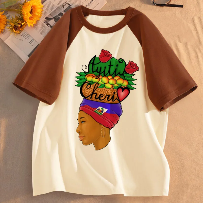 Haiti t-shirt women gothic 80s - Women Fashion 80S review and price