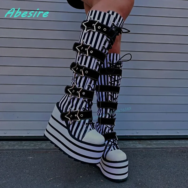 Round Toe Platform White and B - Women'S Fashion Winter 2026 review and price