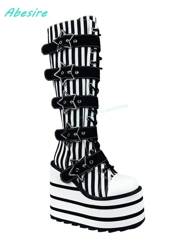 Round Toe Platform White and B - Women'S Fashion Winter 2026 review and price