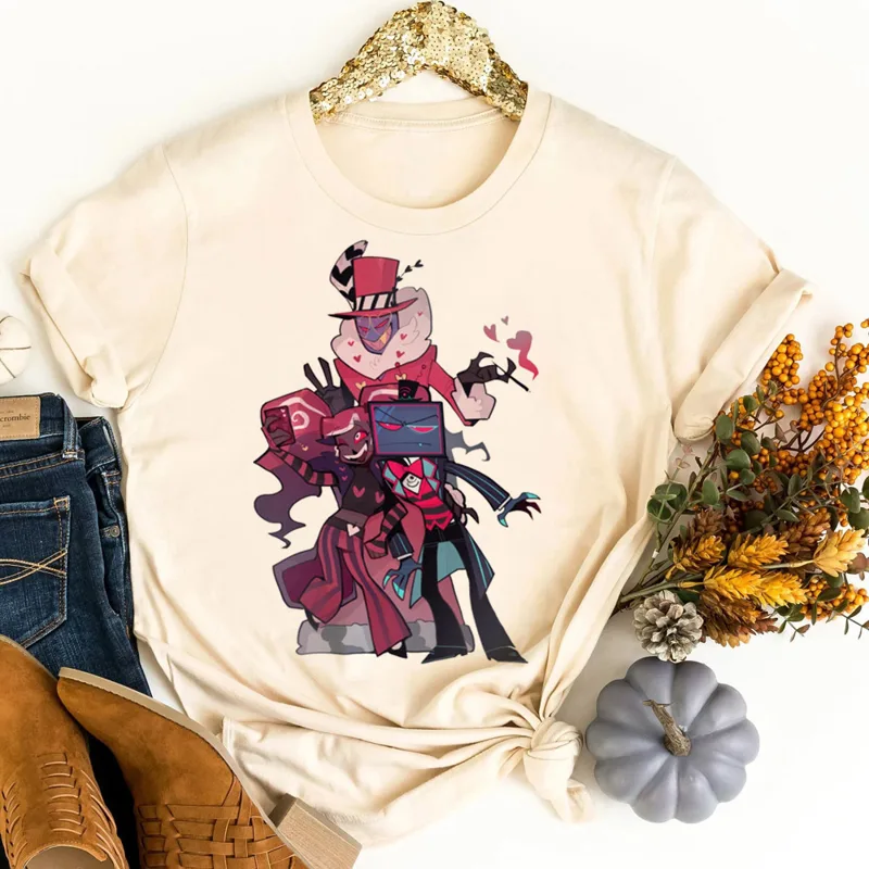 Hazbin Hotel t-shirt shoujo ko - Women Fashion 80S review and price