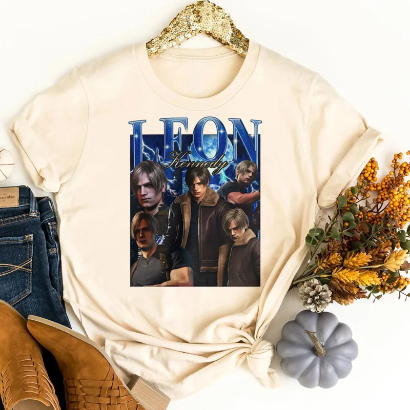 Leon Kennedy t shirt female ko - Women Fashion 80S review and price