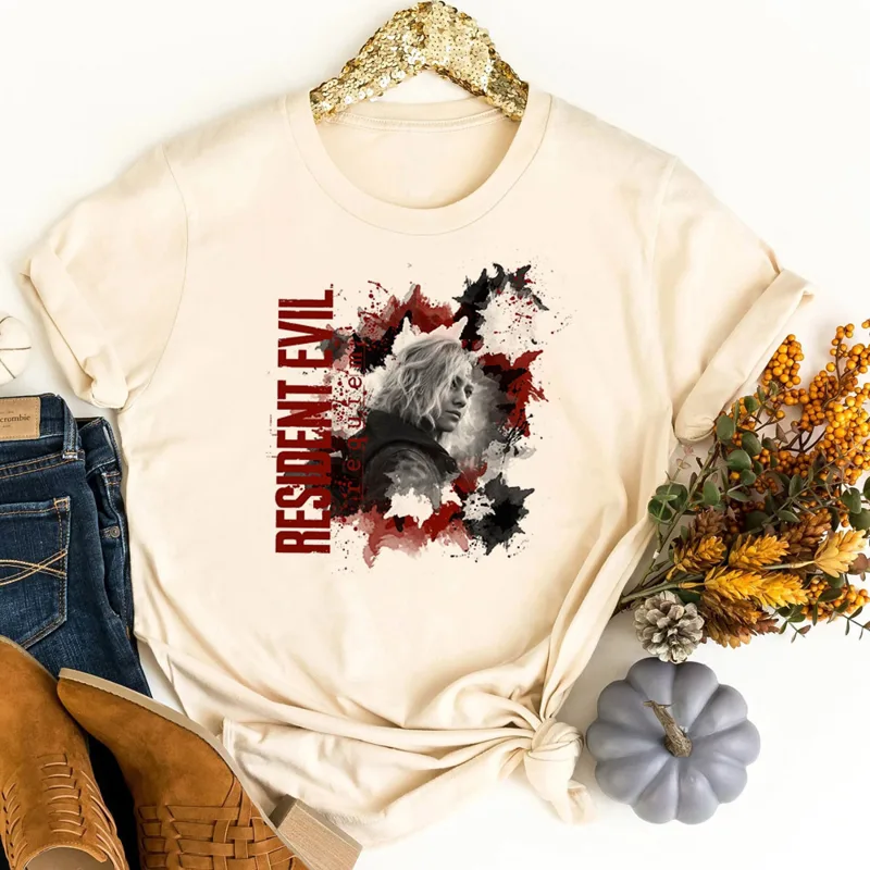 Leon Kennedy t shirt female ko - Women Fashion 80S review and price