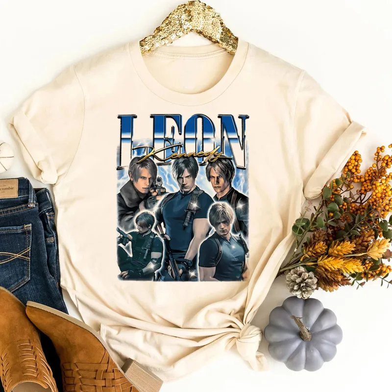 Leon Kennedy t shirt female ko - Women Fashion 80S review and price