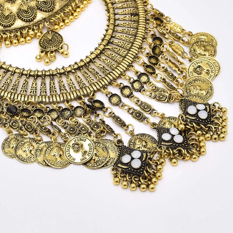 Retro Golden Gypsy Afghan Coin - Women Fashion Pakistan review and price