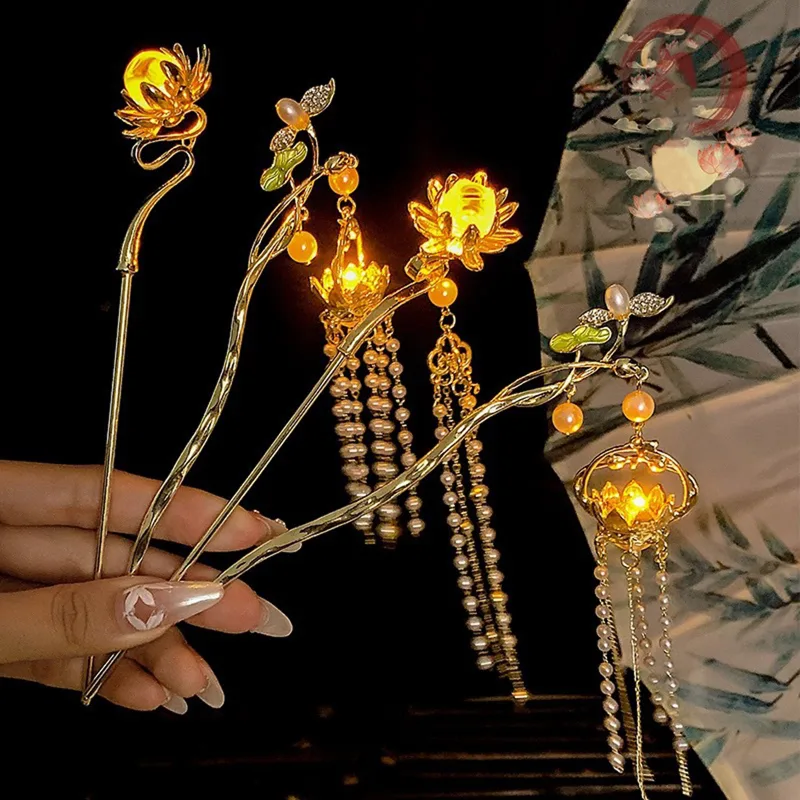 Luminous Flower Hairpin Exquis - Women Fashion Hub review and price