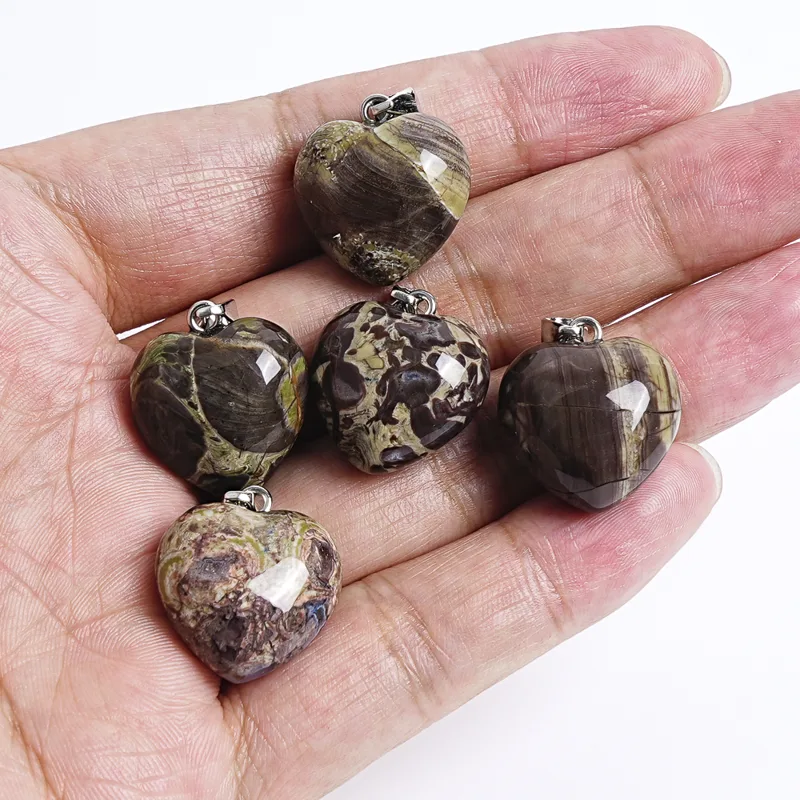 19x20x11mm Natural Agate Heart - Women Fashion Hub review and price
