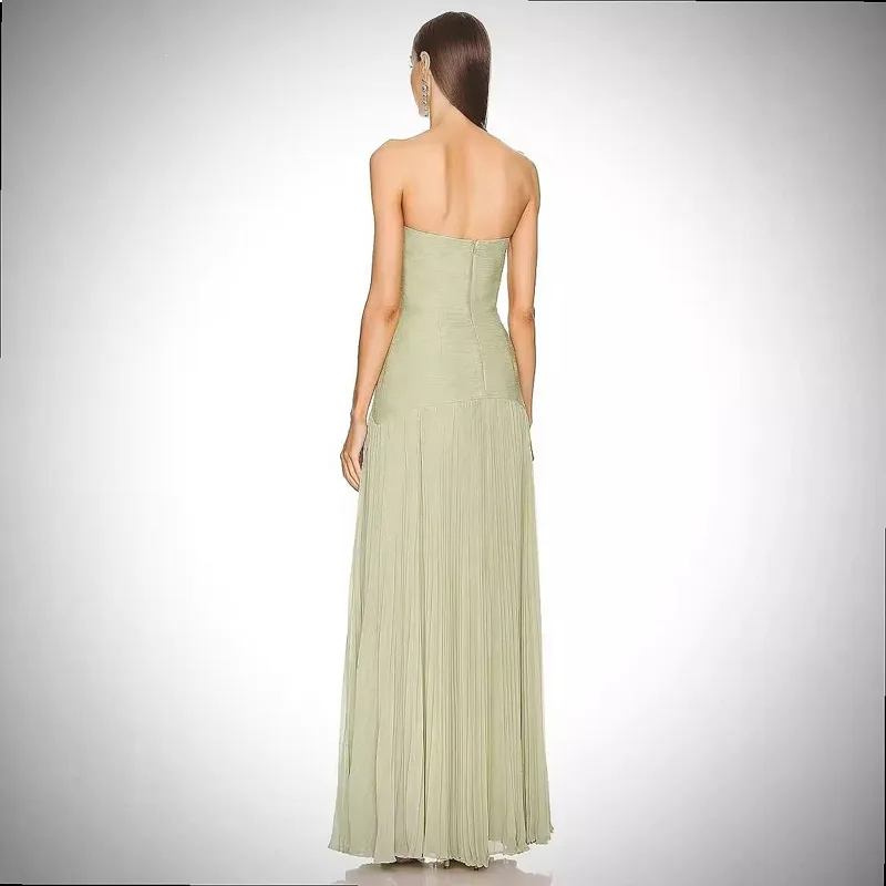 Fashion Ruched Tube Top Dress  - Ruched Dress Mini review and price