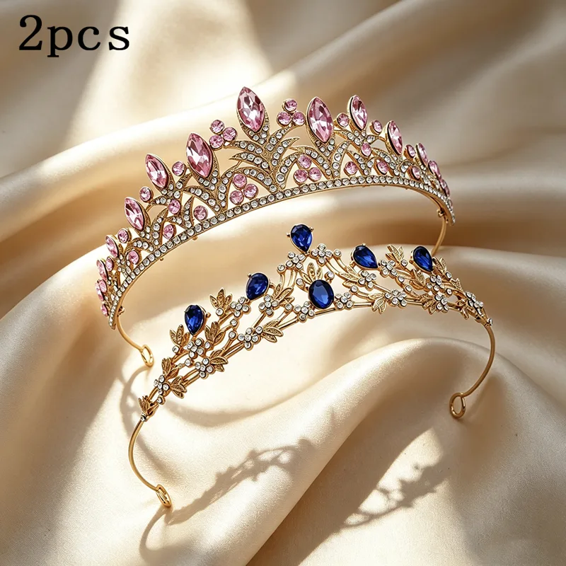 2 Pack Leaf Rhinestone Gold Pl - Women Fashion Hub review and price