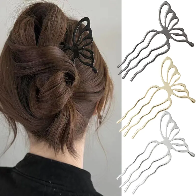 Korean Butterfly U Shape Hair  - Women Fashion Hair Style review and price