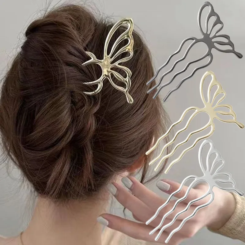 Korean Butterfly U Shape Hair  - Women Fashion Hair Style review and price