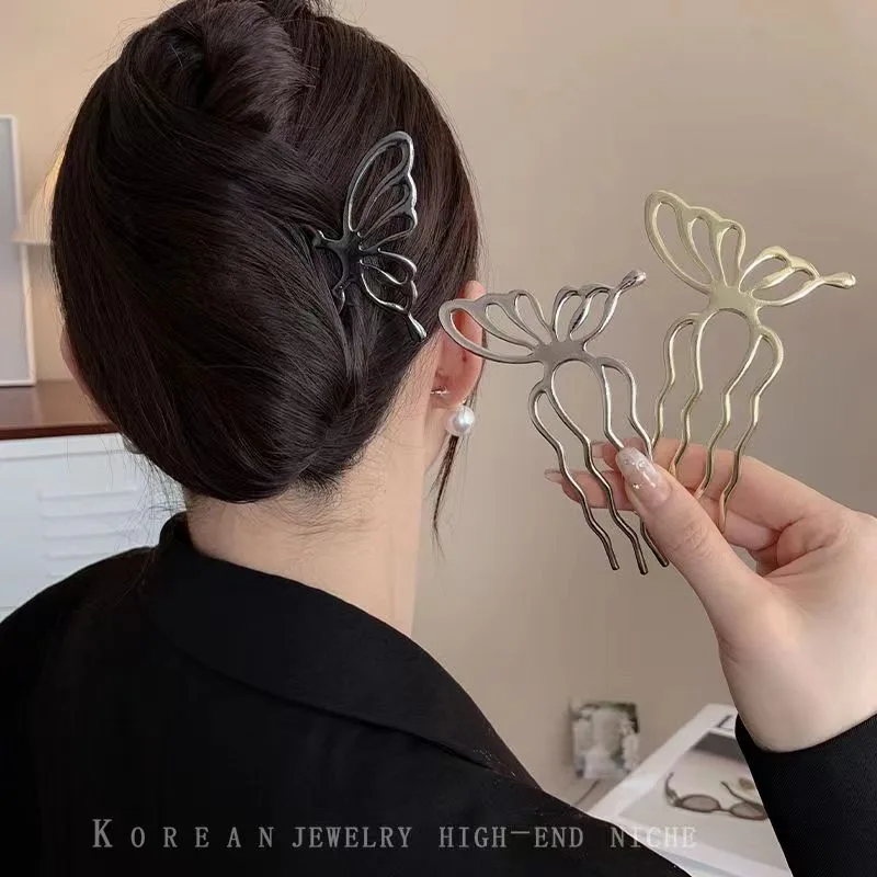 Korean Butterfly U Shape Hair  - Women Fashion Hair Style review and price