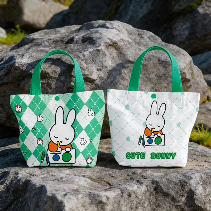 Creative Cartoon Miffy Rabbit  - Canvas Tote Bag review and price