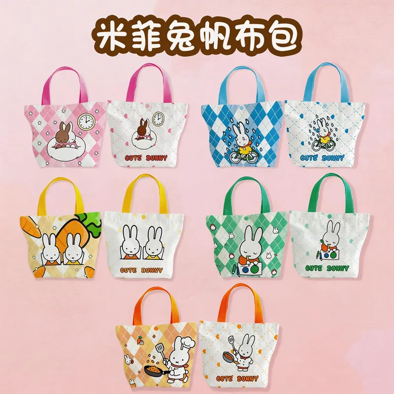 Creative Cartoon Miffy Rabbit  - Canvas Tote Bag review and price