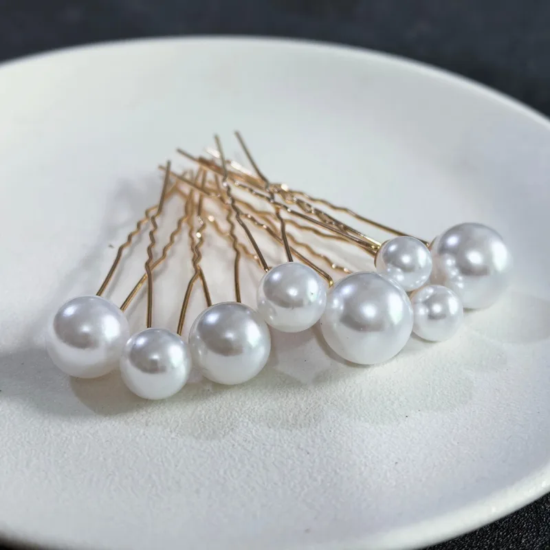Fashion Simulated Pearl Hairpi - Women Fashion Hair Style review and price