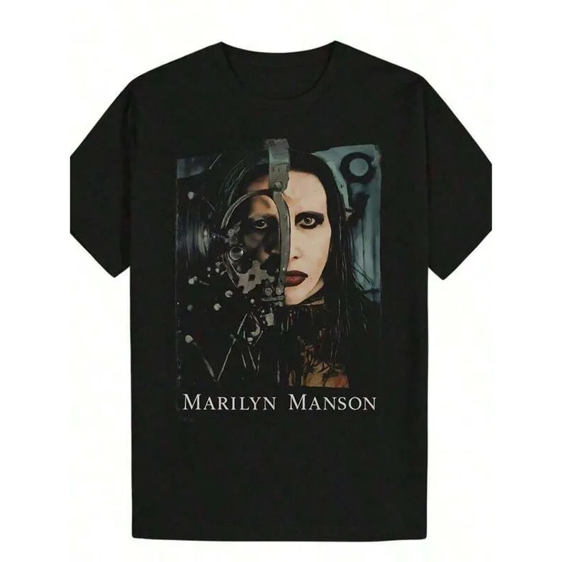 Marilyn Manson Graphic-Shirt M - Women'S Fashion Graphic Tees review and price