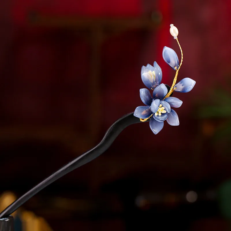 Wedding Hanfu Hairpin wood hai - Women Fashion Hair Style review and price