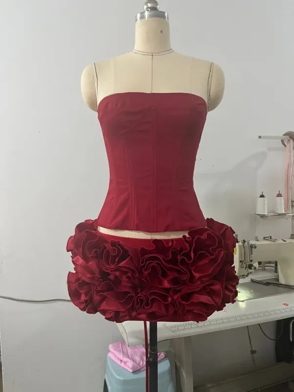 VC Christmas Dress Strapless R - Ruched Dress Mini review and price