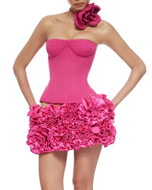 VC Christmas Dress Strapless R - Ruched Dress Mini review and price