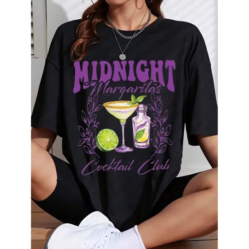 Midnight Margaritas Cocktail C - Women'S Fashion Graphic Tees review and price