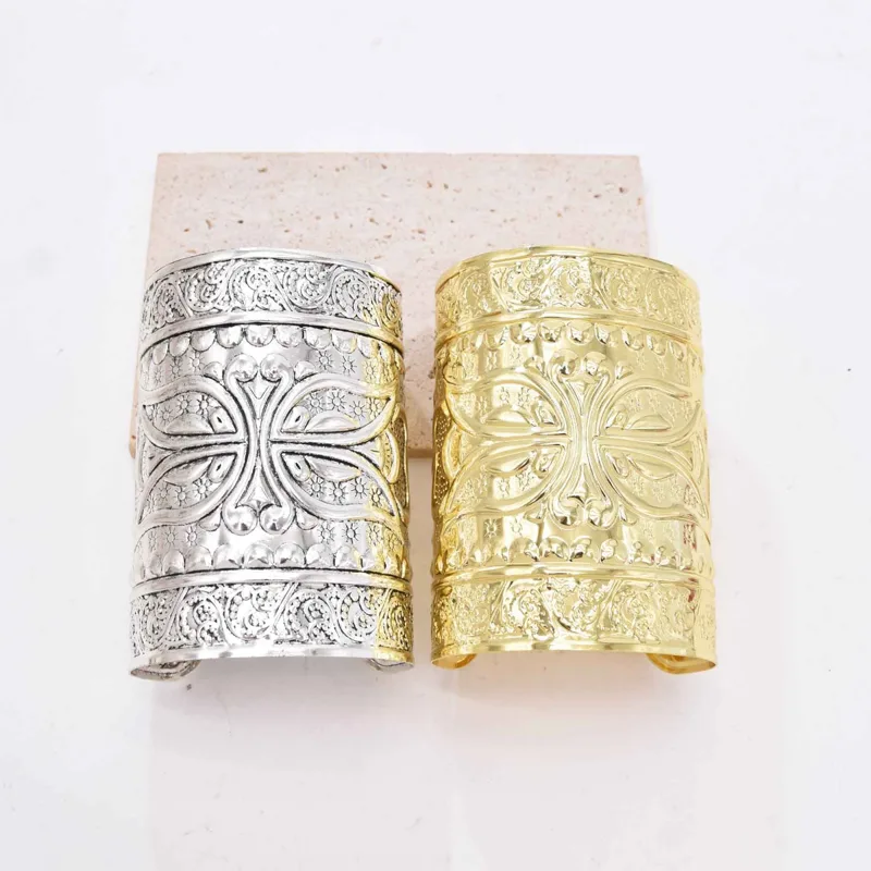 Vintage Alloy Carved Flower Cu - Women Fashion Pakistan review and price