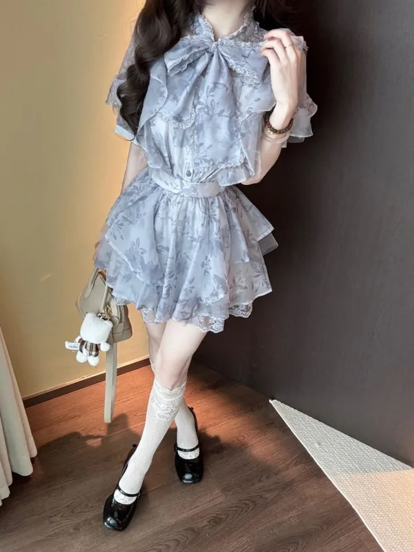 Coquette Sweet Floral Print 2  - Ruched Dress Mini review and price