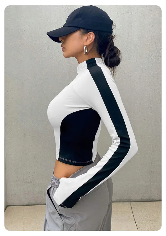 Yoga Clothes Stand Up Collar J - Trend Women Fashion review and price