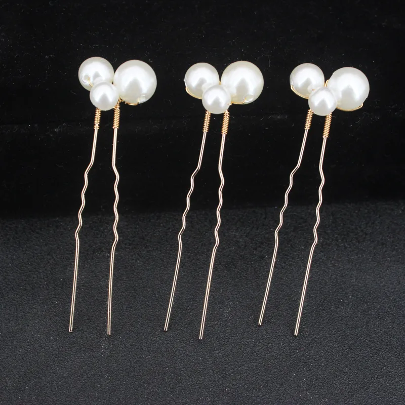 3pcs/set Pearl U-shaped Hairpi - Women Fashion Hair Style review and price