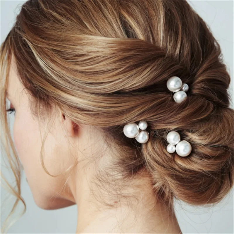 3pcs/set Pearl U-shaped Hairpi - Women Fashion Hair Style review and price