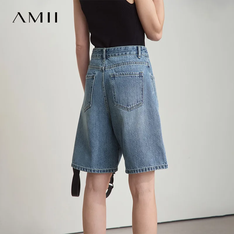 AMII Women Jeans Shorts Minima - Denim Shorts Women review and price