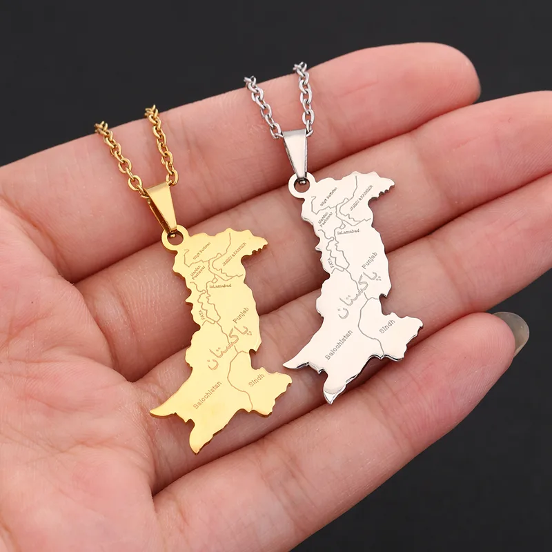 Pakistan Map With City Pendant - Women Fashion Pakistan review and price