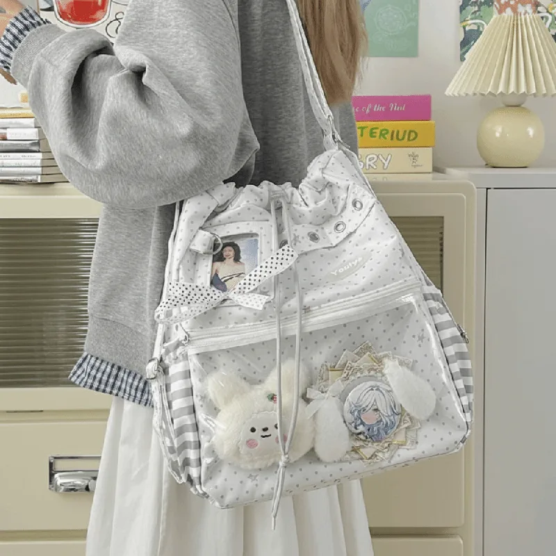 Cute Polka Dot Pattern Ita Bac - Canvas Tote Bag review and price